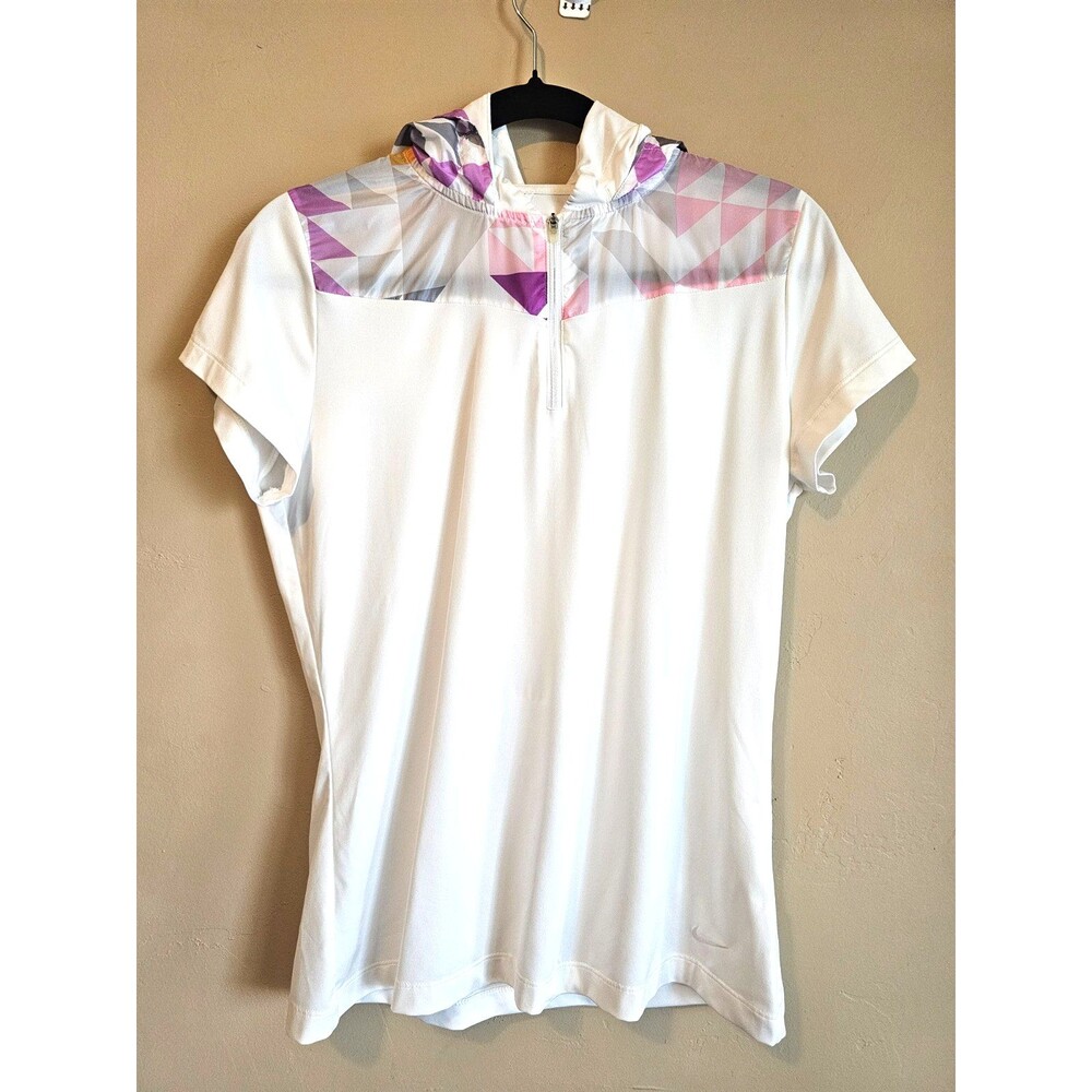 Women’s Nike Golf Performance shirt size M, concealed hood, casual, pickleball